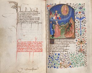 Fattigdommens eller rikdommens vei, ca. 1425-50 (tempera på vellum)